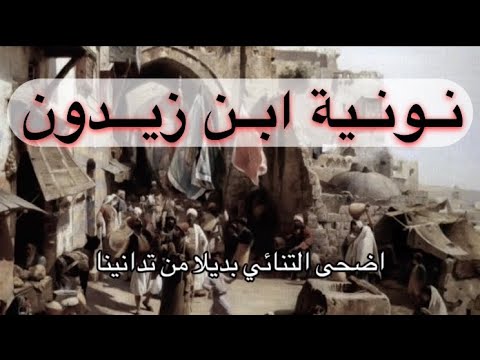 قصيدة ابن زيدون إلى معشوقته ولادة نونية ابن زيدون