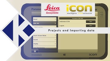 Leica iCON - Projects and Importing Data