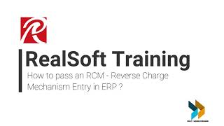 How to Pass an RCM entry in ERP ? #IT/059 screenshot 3