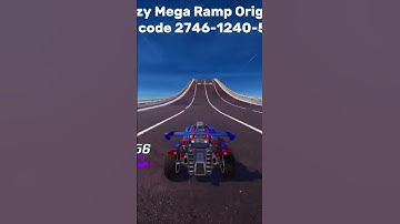 Crazy Mega Ramp Original in the collection Rocket Racing in Fortnite💪 ❤️ #crazymegaramporiginal