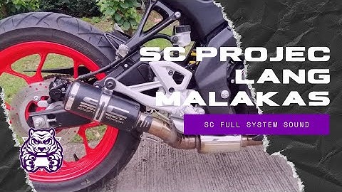 MT15 SC PROJECT FULL EXHAUST SYSTEM INSTALLATION & SOUND TEST