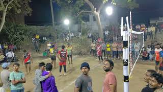 Volleyball Night Match RJY Parimis VS Rajavaram Naveen Highlights Final Play Team Game