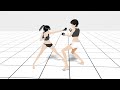Animation & Impact Practice【Blender】 (reference:Rashad Evans vs Chuck Liddell)