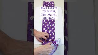 🧵 How to sew a DIY Baby Burp Cloth for Halloween 🎃 #sewing #sew #sewingpatterns