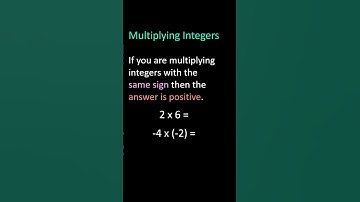Multiplying Integers #multiplyintegers #integers #ZivaMath #math #maths