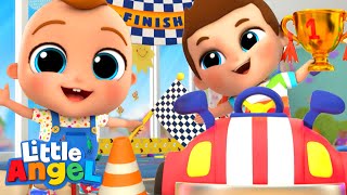 Vroom Vroom Race Car Song! Baby John Vs Jacob (Good Manners) | Best Cars & Truck Videos For Kids