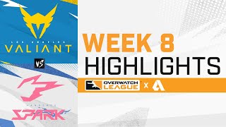 Los Angeles Valiant VS Hangzhou Spark - Overwatch League 2021 Highlights | Week 8 Day 1