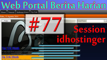 Membuat Web Portal Berita Harian, 77, Tip Trik Mengaktifkan PHP SESSION di idhostinger