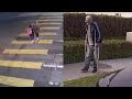 Hero Dad Saves Daughter From Oncoming Car