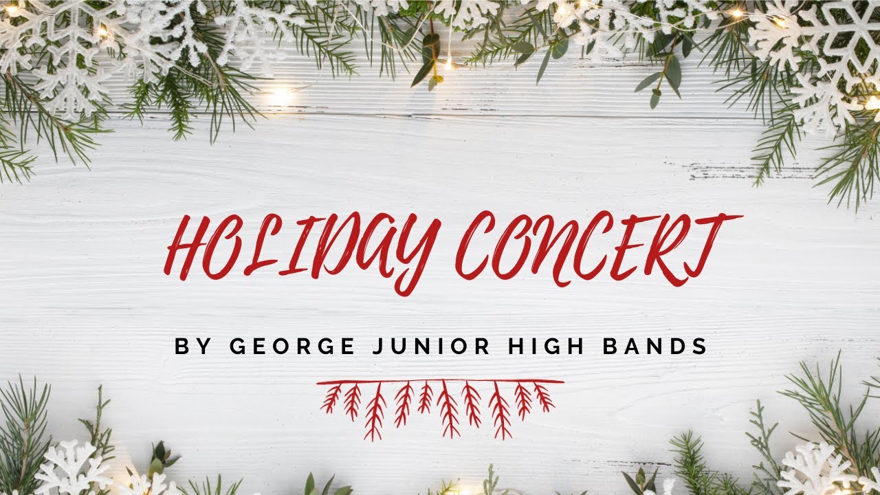 JUNIOR HIGH BAND HOLIDAY CONCERT 2023 YouTube