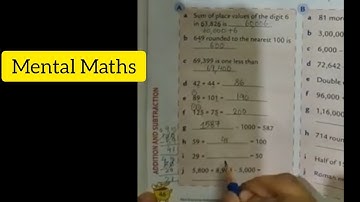 Mental Maths Chapter-2 Addition & Subtraction | Class-4 Maths | New Enjoying Mathematics | Oxford