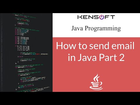 Java Tutorial: Part 2 How to send email in java