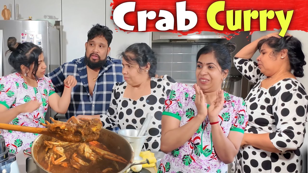 Tharmila-வின் வித்தியாசமான நண்டு Curry 🤣🇨🇦 | Crab Curry-oooo -Atputham 