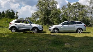 VESTA SW 2019 1.8.vs HYUNDAI CRETA 1.6 Что лучше? Замер салонов и багажников. Тест-драйв автомобилей