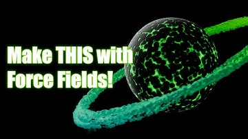 How to Make Particles Spin Around a Sphere in Blender (Force Field Tutorial)