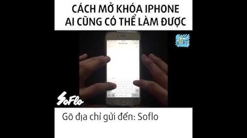 cách mở khóa iphone không cần password