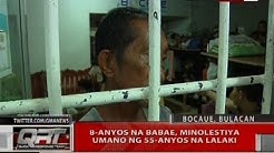 8-anyos na babae, minolestiya umano ng 55-anyos na lalaki