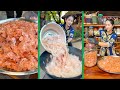 Secret of Crispy cake everyone go out to buy under sun light, &quot;Banh Trang&quot; | Cooking with Sros