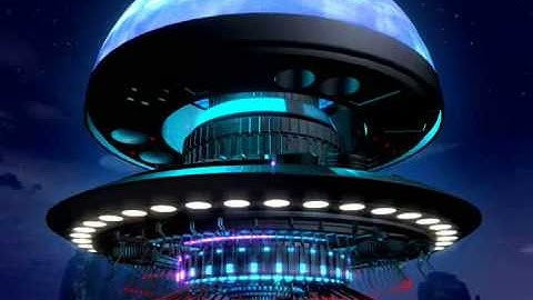 UFO - Animation of alien mothership made on 3D Maya by Wendell Marinho