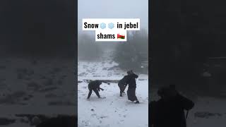 snow in jebel shams oman?? short fyp  oman