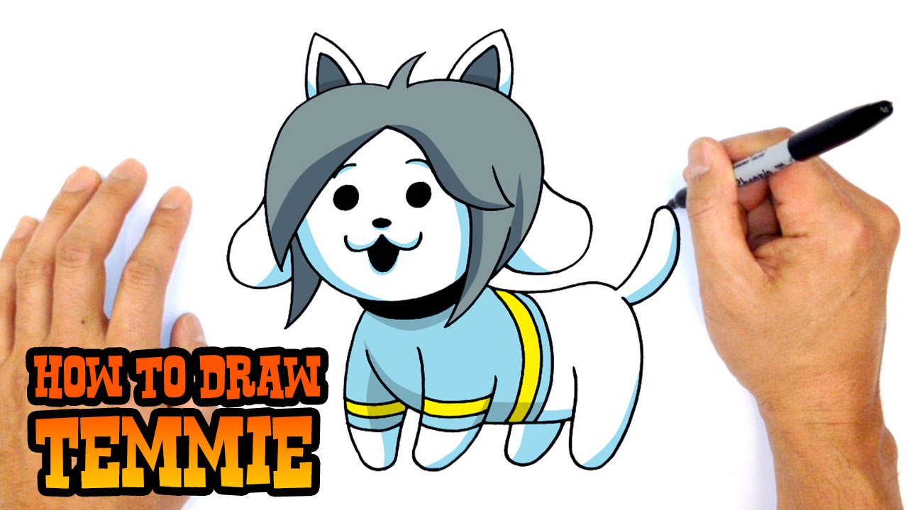 How To Draw Temmie Undertale Youtube