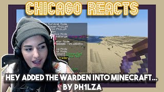 They added the Warden into Minecraft by Ph1LzA | Voice Actor First Time Reacts