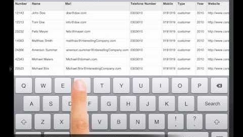 CSV Dataviewer for Apple iPAD/iPhone