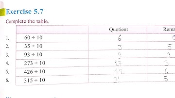Class 3 maths Chapter 5 Exercise 5.7 Division & find tha Quotient & Remainder & Check the result