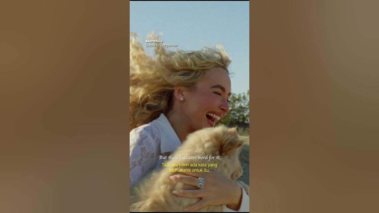 We finally have a word that describes him: "Manchild"! 👊🏻 #SabrinaCarpenter #Manchild