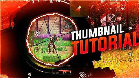 ⚡PUBG Thumbnail in Android | Glowing Circle Effect⚡ | Tutorial  | PIXELLAB + Ps Touch | -#Thumbnail