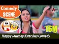 Golden queen amulya and lovely star  prem happy journey ksrtc bus comedy scene  male