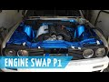 Rocket Bunny Turbo S52 BMW E30 Build | Part 16: S52 Engine Install 1