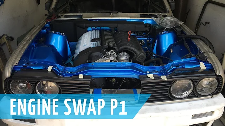 Rocket Bunny Turbo S52 BMW E30 Build | Part 16: S52 Engine Install 1