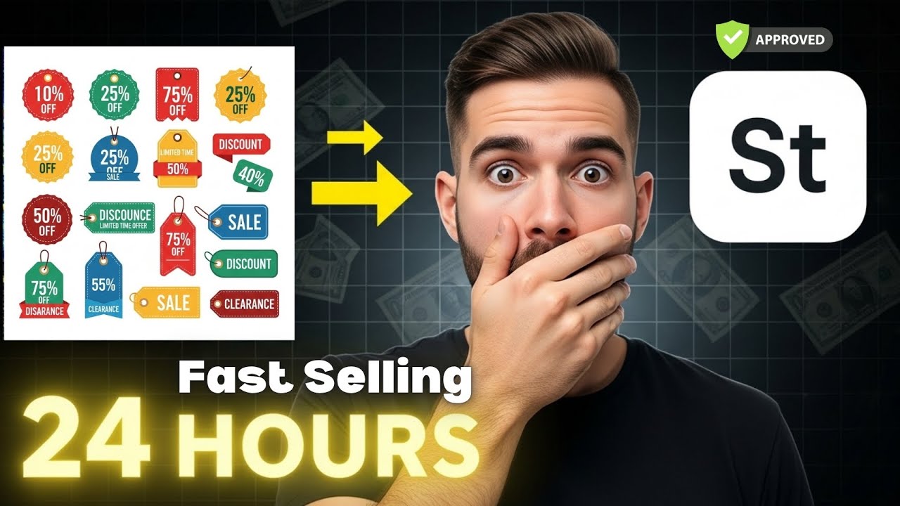 Create FAST Selling Vector Discount Tags on Adobe Stock with THIS Proven Method