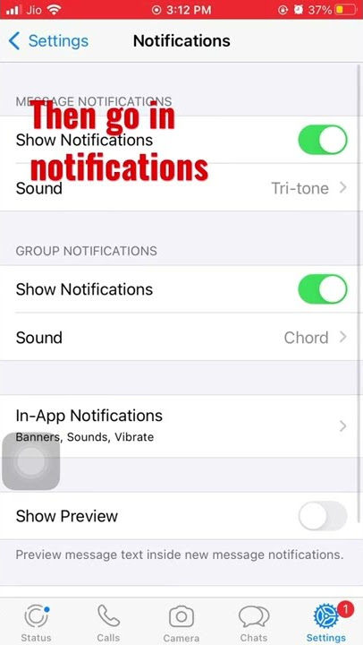 How to change whatsapp notification sound in iPhone