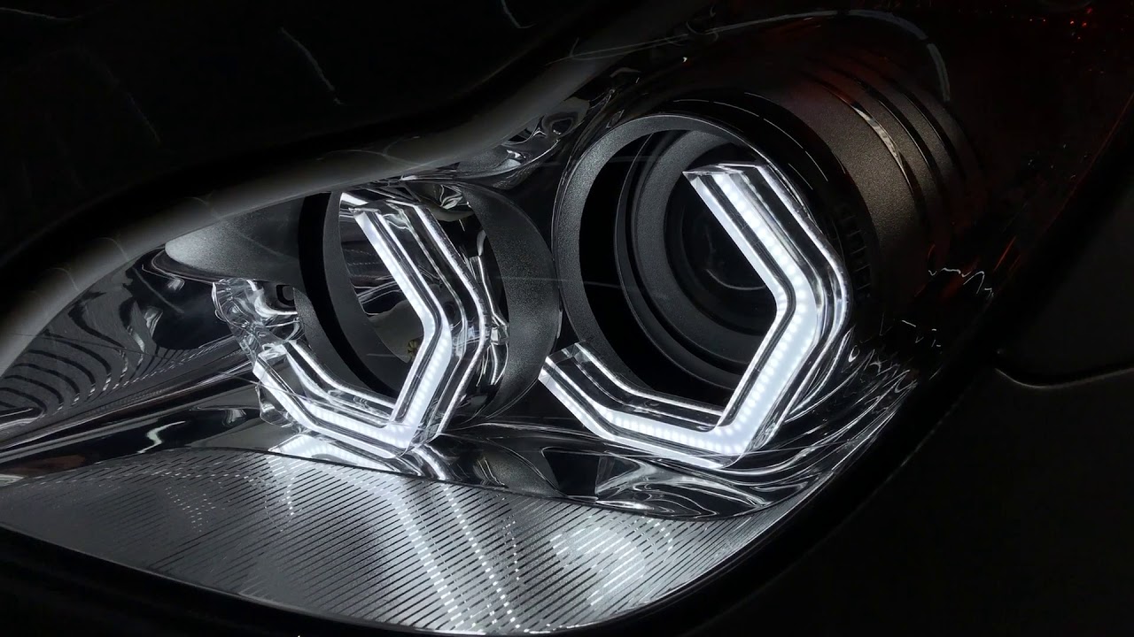 Mercedes Benz CLS Head Lamp Convert Hexagon Angel Eyes with Sequential Signal from WRC