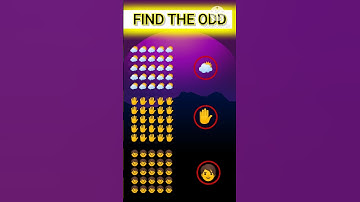 Find the emoji | Odd one out | Find the odd | #shorts #quiz
