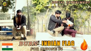 Burn Indian Flag For Iphone 14Pro Max Social Experiment Ali Zaib Hashmi