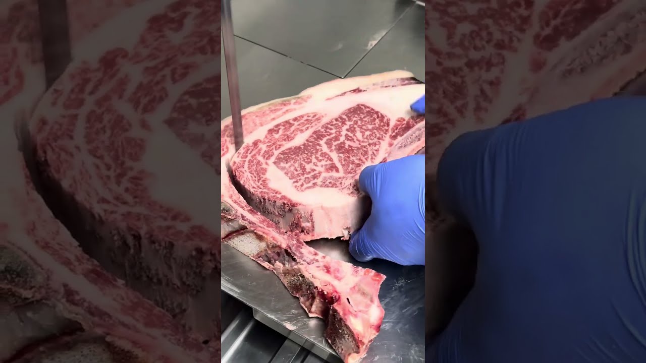 Inside a Japanese Butcher Shop Wagyu Beef Cutting Skills 🥩
