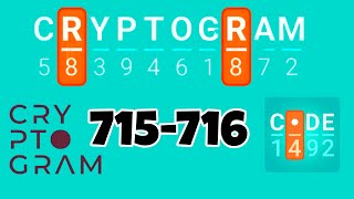 CRYPTOGRAM level 715 716