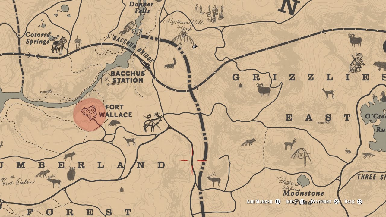 The map of the game : r/reddeadredemption