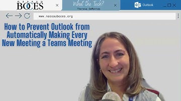 📅 How to Prevent Outlook from Automatically Making Every New Meeting a Teams Meeting Calendar
