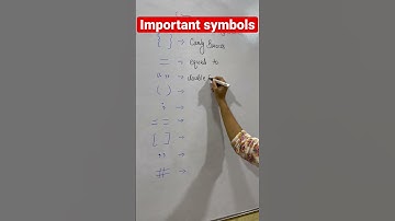 Important symbols of maths #shorts #symbols #maths #important