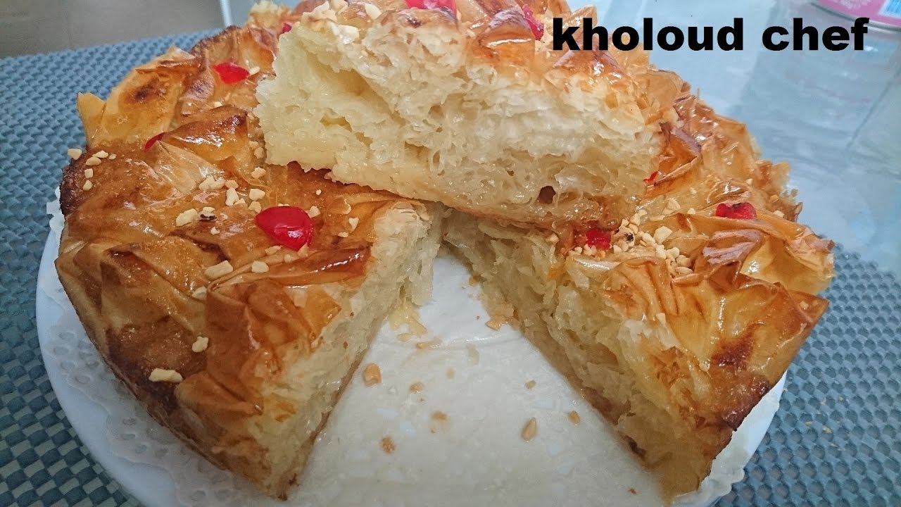 cake aux pâtes Filo/كيك الجلاش اي ورقة الفيلو بشكل  مختلف جديييد وراااائع