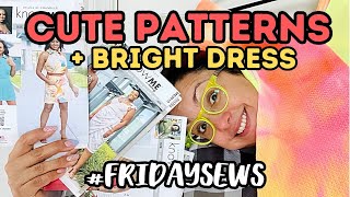 I Bought Know Me Patterns You’ll  Love 💜 + a Bright, Scorch 🔥Your Eyeballs Dress | #fridaysews screenshot 4