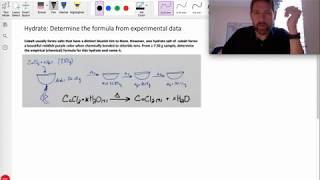 hydrates: calculate formula from experimental data Net Worth