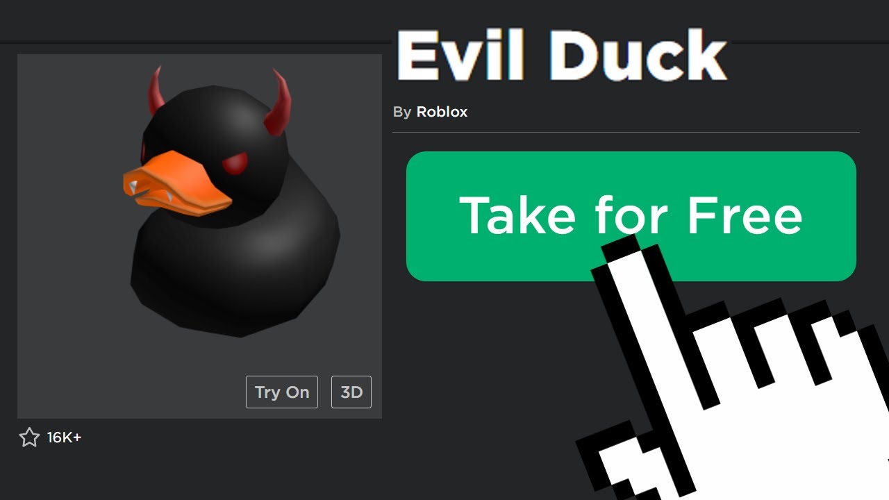 Pqn3zqocp0tlgm - evil duck roblox