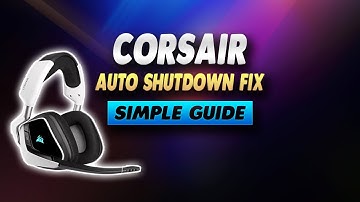 Corsair Void RGB Wireless Headset Auto Shutdown Fix - Simple Guide