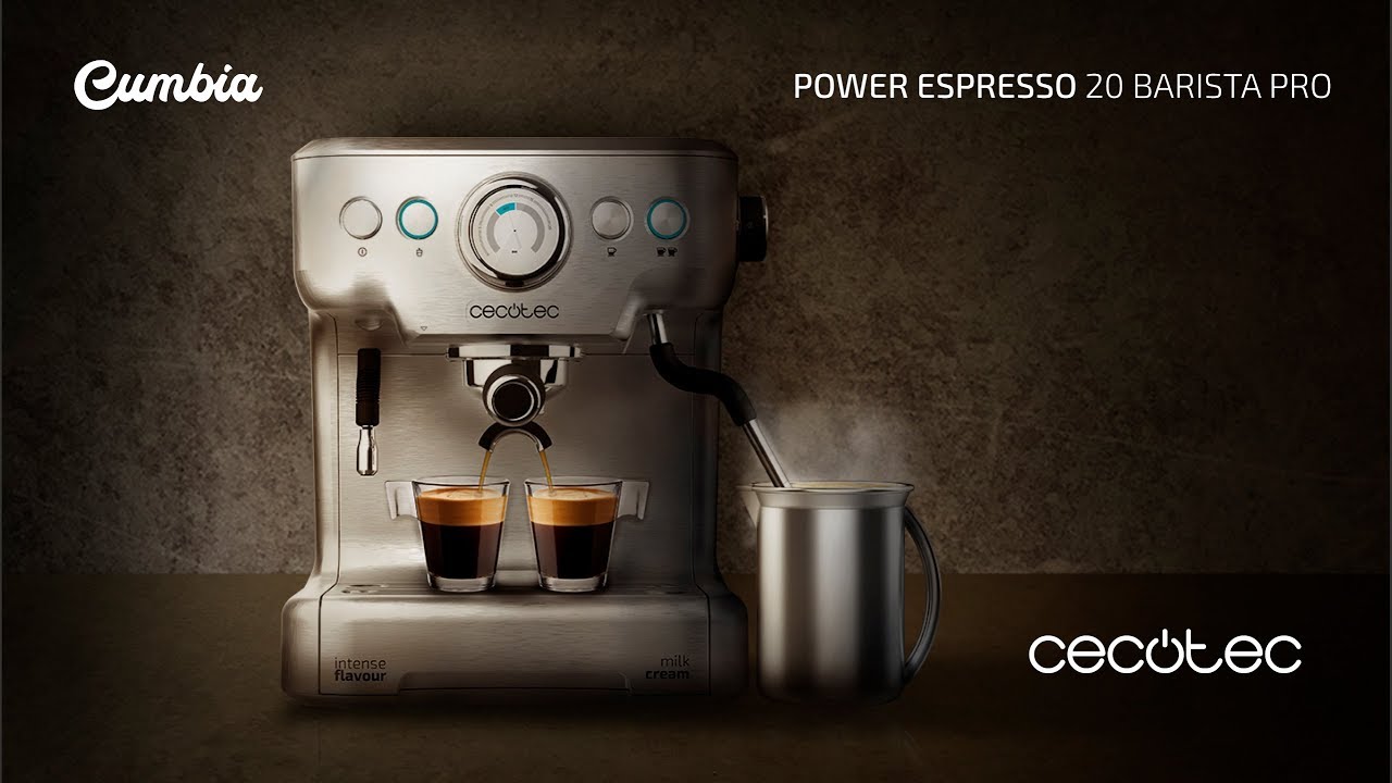 Power Expresso 20 Barista Pro - YouTube