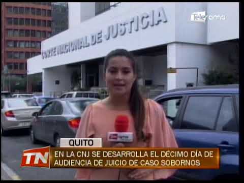 En la CNJ se desarrolla el décimo día de audiencia de juicio de caso Sobornos